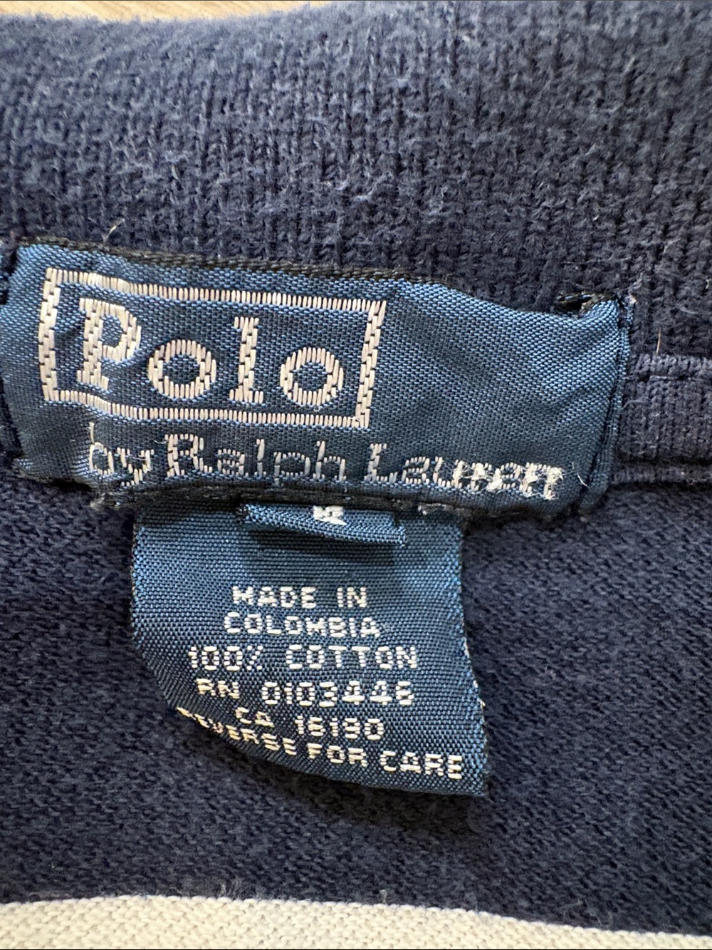 Polo by Ralph Lauren Navy & Cream Striped Polo Shirt Kids 5 - Picture 5 of 6